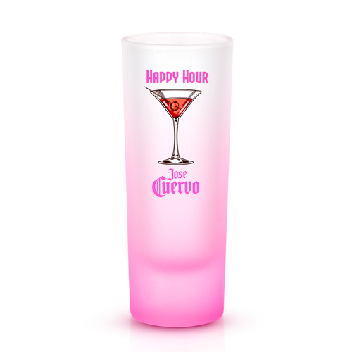 Tall Shot Glass - Colored & Frosted