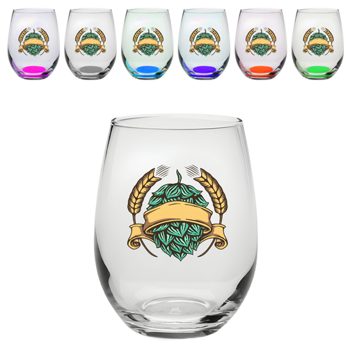 Crystal Reflections Stemless Wine Glasses